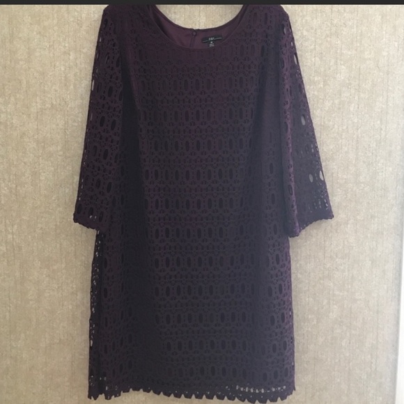Purple Mid R&K Dress - Picture 1 of 2
